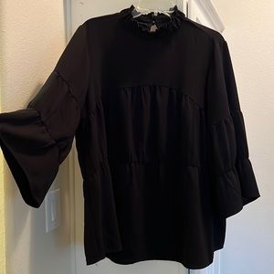 CATO est. 1946 size 14/16W black blouse